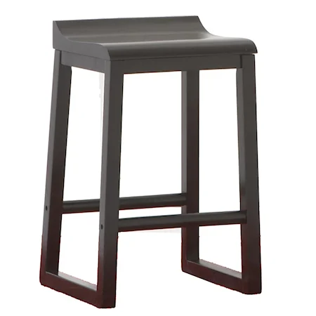 Contemporary 26 Inch Bar Stool